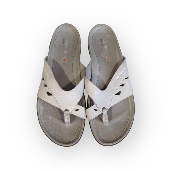 Merrell Woman’s Performance Footwear Barefoot Sandals Ivory 1455559 Size 9​ - Picture 1 of 11